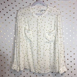 Boden Dot Print Blouse B0039